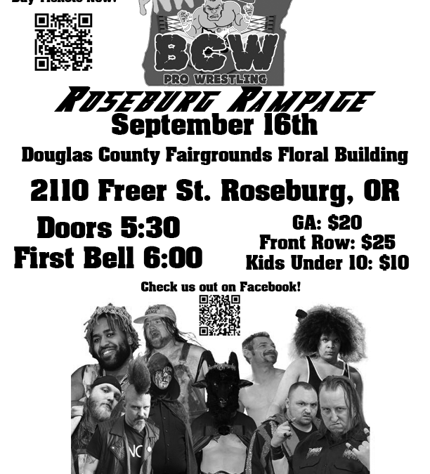 Pacific Northwest Blue Collar Wrestling vs Supreme Pro Wrestling: Roseburg Rampage